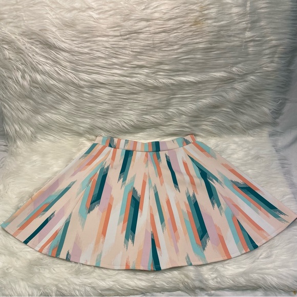 Decree Pink Multicolored Summer Skirt - Picture 3 of 7